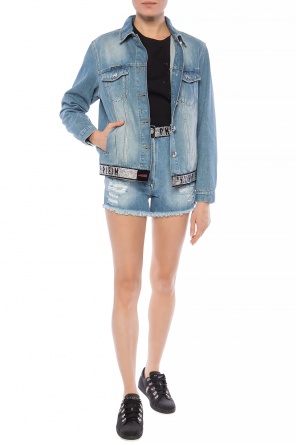 Raw-edge denim shorts, zdjęcie 2 Raw-edge denim shorts od Philipp Plein